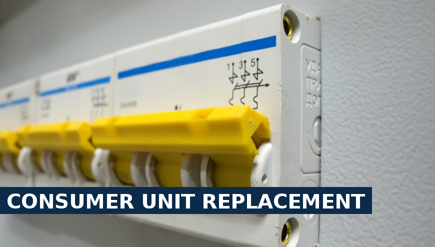 Consumer unit replacement Cobham